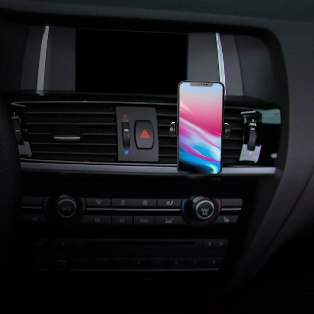 Remax autós telefontartó szellőzőre fekete színben - 11