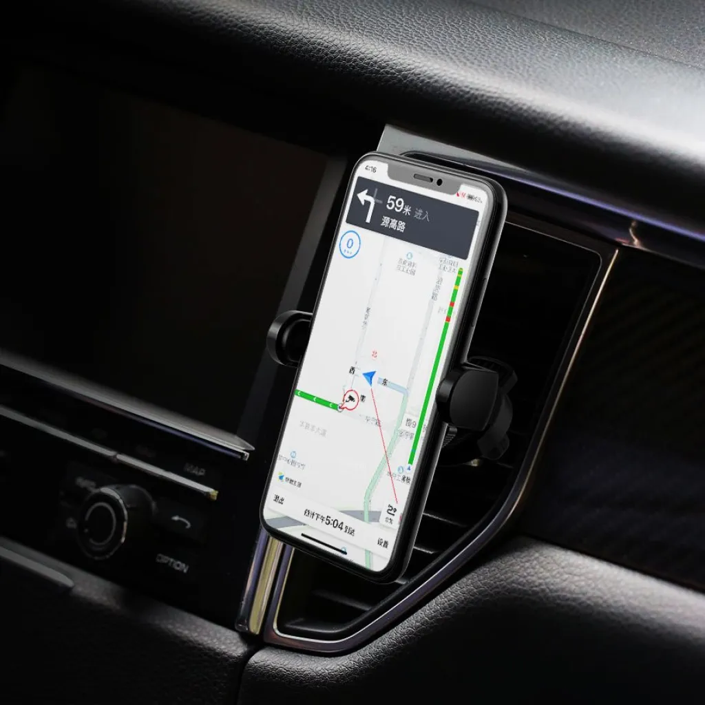 Remax autós telefontartó szellőzőre fekete színben - 8