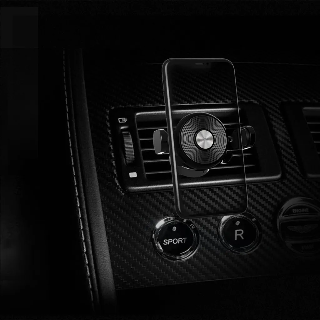 Remax autós telefontartó szellőzőre fekete színben - 9