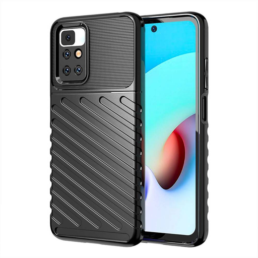 Xiaomi Redmi 10 Nexeri Thunder fokozott védelmet biztosító flexibilis TPU tok fekete Xiaomi Redmi 10 Nexeri Thunder fokozott védelmet biztosító flexibilis TPU tok fekete