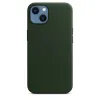 iPhone 13 bőrtok sötét mamutfenyőzöld (MM173ZM/A) Apple gyári MagSafe-rögzítésű - 3. kép