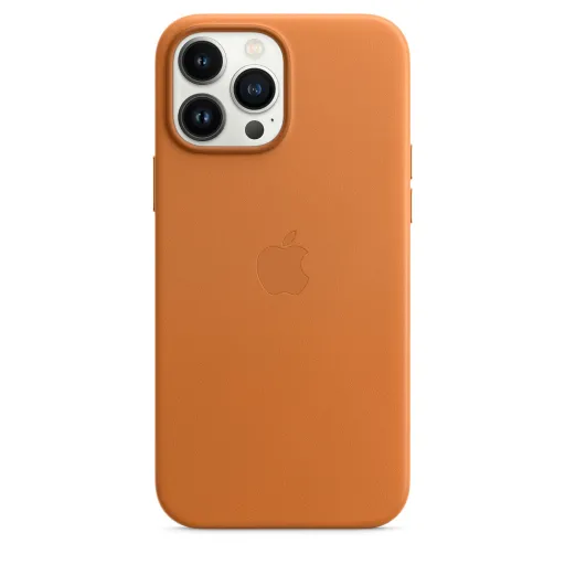 iPhone 13 Pro Max bőrtok aranybarna (MM1L3ZM/A) Apple gyári MagSafe-rögzítésű iPhone 13 Pro Max bőrtok aranybarna (MM1L3ZM/A) Apple gyári MagSafe-rögzítésű