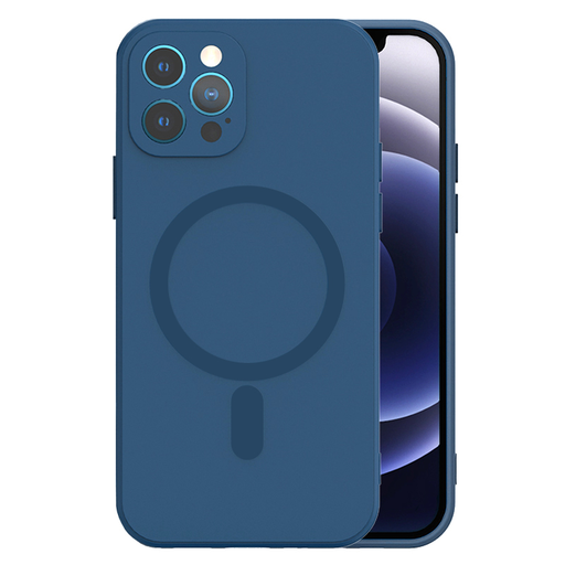 iPhone 12 Pro TEL PROTECT MagSilicone tok sötétkék (Magsafe kompatibilis) iPhone 12 Pro TEL PROTECT MagSilicone tok sötétkék (Magsafe kompatibilis)