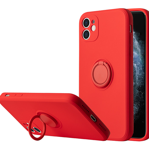 iPhone 12 Pro Vennus szilikon tok hátlapi gyűrűvel piros iPhone 12 Pro Vennus szilikon tok hátlapi gyűrűvel piros