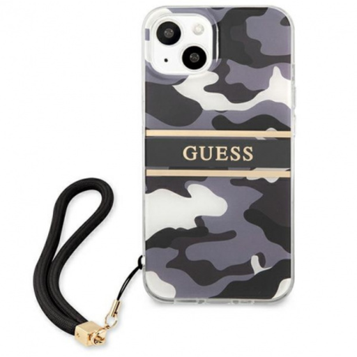 iPhone 13 Guess GUHCP13MKCABBK tok pánttal fekete iPhone 13 Guess GUHCP13MKCABBK tok pánttal fekete