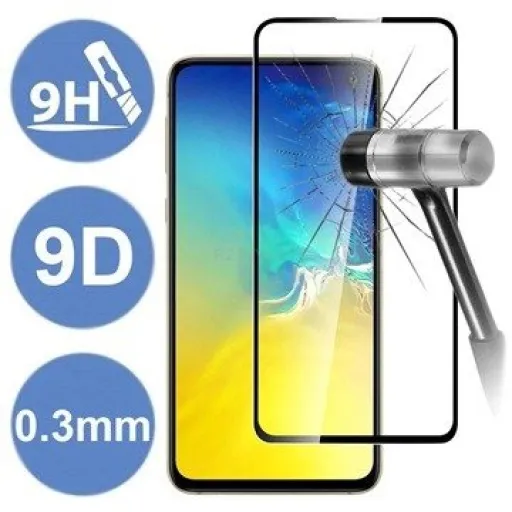 Realme GT 5G Prémium 9D FULL GLUE kijelzővédő üvegfólia fekete Realme GT 5G Prémium 9D FULL GLUE kijelzővédő üvegfólia fekete