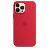 iPhone 13 Pro Max szilikontok (PRODUCT)RED (MM2V3ZM/A) Apple gyári MagSafe-rögzítésű - 1. kép