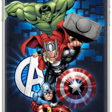 iPhone 13 Pro Max Marvel Avengers - Bosszúállók tok sötétkék