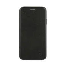 Samsung Galaxy S22+ Plus Vennus Flexi Book Elegance fliptok fekete - Függőlegesen nyíló