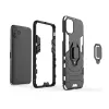 Xiaomi Redmi 9A Ring Armor tok kihajtható támasszal fekete - 0. kép