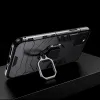 Xiaomi Redmi 9A Ring Armor tok kihajtható támasszal fekete - 3. kép