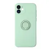 Xiaomi 11T/11T Pro Vennus szilikon tok hátlapi gyűrűvel menta - 3. kép
