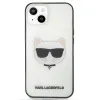 iPhone 13 Mini Karl Lagerfeld Ikonik Choupette tok átlátszó (KLHCP13SHCHCK) - 1. kép