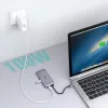 Choetech 9 az 1-ben multifunkcionális USB Type C HUB szürke (HUB-M15) - 1. kép