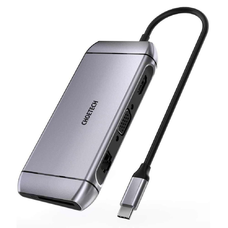 Choetech 9 az 1-ben multifunkcionális USB Type C HUB szürke (HUB-M15)