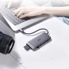 Choetech 9 az 1-ben multifunkcionális USB Type C HUB szürke (HUB-M15) - 3. kép