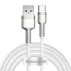 Baseus Cafule Series Metal Data USB - USB Type C 66W kábel 2m fehér (CAKF000202) - 0. kép