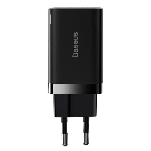 Baseus Super Pro gyors fali töltő adapter USB / USB Type C 30W Power Delivery Quick Charge fekete (CCSUPP-E01)