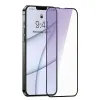 iPhone 13 Pro Max / 14 Plus Baseus Anti Blue Light 2x kijelzővédő üvegfólia 0,3 mm-es fekete kerettel (SGQP010501) - 1. kép