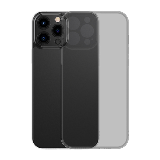 iPhone 13 Pro Max Baseus Frosted Glass tok fekete (ARWS000501) iPhone 13 Pro Max Baseus Frosted Glass tok fekete (ARWS000501)
