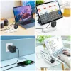Choetech GaN USB Type C fali töltő adapter 61W Power Delivery fekete (Q6006) - 2. kép
