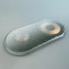 Choetech MFI Qi 2 az 1-ben vezeték nélküli töltő okostelefonokhoz / Apple Watch állvánnyal USB Type C fehér (T317) - 0. kép