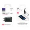 Joyroom fali töltő adapter gyorstöltéssel 2x USB 2,4A fekete (L-2A123) - 0. kép