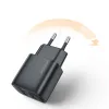 Joyroom fali töltő adapter gyorstöltéssel 2x USB 2,4A fekete (L-2A123) - 1. kép