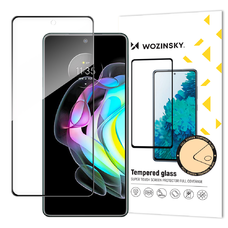 Motorola Moto Edge 20 Wozinsky Full Glue 9H Super Tough kijelzővédő üvegfólia fekete