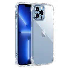 iPhone 13 Pro Joyroom Defender tok támasztékkal, átlátszó