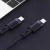 Joyroom USB Type C - USB Type C kábel 3A 1.8m kék - 3. kép