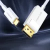 Ugreen Unidirekciós USB Type-C - Display Port 4K 1.5m Fekete (MM139) Adapter Kábel - 4. kép