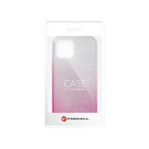 Samsung Galaxy S22 Ultra Forcell Shining tok átlátszó/rózsaszín Samsung Galaxy S22 Ultra Forcell Shining tok átlátszó/rózsaszín