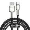 Baseus Cafule Series Metal Data USB - USB Type C 66W kábel 2m fekete (CAKF000201) - 0. kép