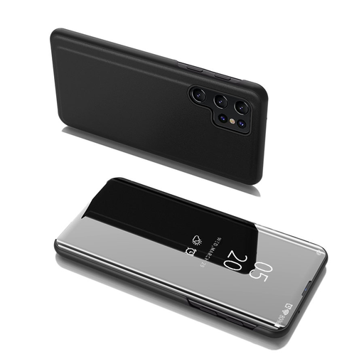 Samsung Galaxy S22+ Plus Clear View fliptok fekete Samsung Galaxy S22+ Plus Clear View fliptok fekete