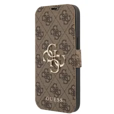 iPhone 13 Pro Guess GUBKP13L4GMGBR PU 4G Metal Logo fliptok barna