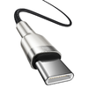 Baseus Cafule Metal Data USB Type C - USB Type C kábel 100 W (20 V / 5 A) 1 m fekete - 0. kép