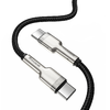 Baseus Cafule Metal Data USB Type C - USB Type C kábel 100 W (20 V / 5 A) 1 m fekete - 1. kép