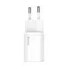 Baseus Super Si 1C rýchlonabíjačka nástenný adaptér USB Type C 25W biela - 0. kép