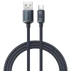 Baseus Crystal Shine gyors töltős adat kábel USB Type A - USB Type C 100W 1,2m fekete - 0. kép