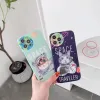 iPhone 13 Pro Cartoon Space TPU tok sötétkék Alphajack - 1. kép