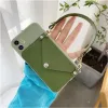 iPhone 13 Pro TPU tok bőr pénztárcával és pánttal rózsaszín színben Alphajack - 0. kép