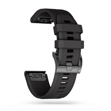 Garmin Fenix 5/6/6 PRO/7 Tech-Protect Smooth óraszíj fekete