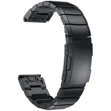 Garmin Fenix 3/5X/3HR/5X PLUS/6X/6X PRO/7X Tech-Protect Steel Band óraszíj fekete