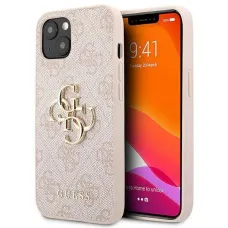 iPhone 13 Guess GUHCP13M4GMGPI Saffiano Metal Logo tok 4G pink