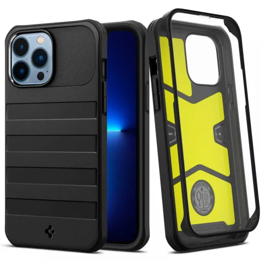 iPhone 13 Pro Max Spigen GEO Armor 360 tok fekete (ACS03235)