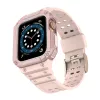 Apple Watch 8/7/6/5/4/3/2 / SE (41/40 / 38mm) Armored Óraszíj és Tok Pink - 1. kép