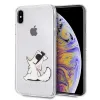 Karl Lagerfeld Choupette mintás tok iPhone XS MAX áttetsző thumbnail
