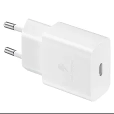 Samsung USB Hálózati töltő adapter USB Type-C 15W PD AFC fehér (EP-T1510NWEGEU)