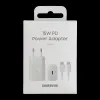 Samsung USB Hálózati töltő adapter USB Type-C 15W PD AFC + USB Type-C kábel fehér (EP-T1510XWEGEU) gyári - 0. kép